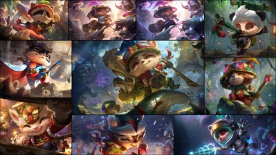 Teemo Rework Skin Splash Art LoL Update