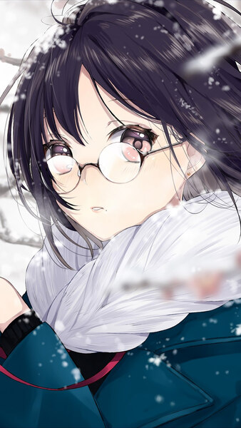 Anime, Girl, Glasses, Photographer, 4K, #259 Wallpaper PC Desktop