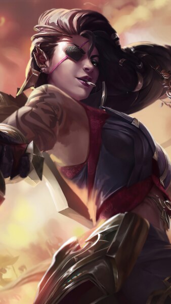 LoL, Samira, 4K, #8.183 Wallpaper PC Desktop