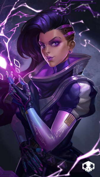 #8.1904, Sombra, Overwatch, 4K Wallpaper PC Desktop