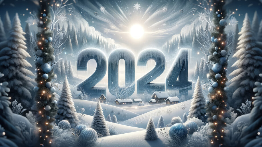 2024 New Year 4K 5331n Wallpaper iPhone Phone