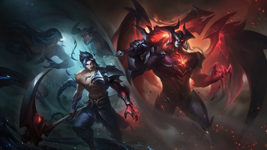 Aatrox Kayn LoL 4K 8K #2361j Wallpaper iPhone Phone