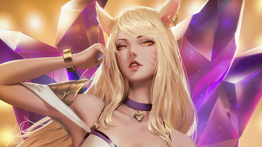 Ahri Kda LoL Art K F Wallpaper PC Desktop