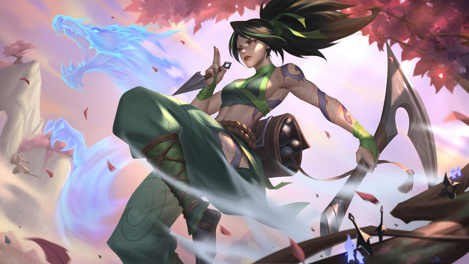 1280x2120 Akali League Of Legends Art 4k iPhone 6+ HD 4k