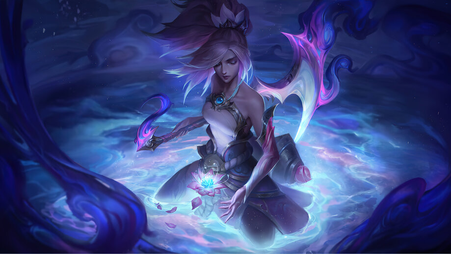 Star Guardian Akali Skin Splash Art Wallpaper 8K #7471h