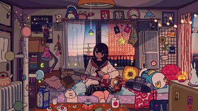 IPhone11  girl anime star space night illustration art 80s Aesthetic Anime  HD phone wallpaper  Peakpx