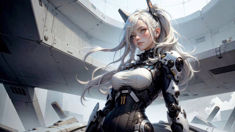 Wallpaper : cyberpunk, anime girls, futuristic, machine, comics,  screenshot, mecha, computer wallpaper, pc game 1920x1080 - merylp - 119107  - HD Wallpapers - WallHere