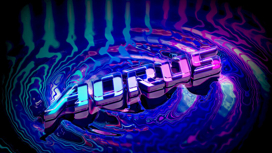 AORUS Background 4K #1700e Wallpaper PC Desktop