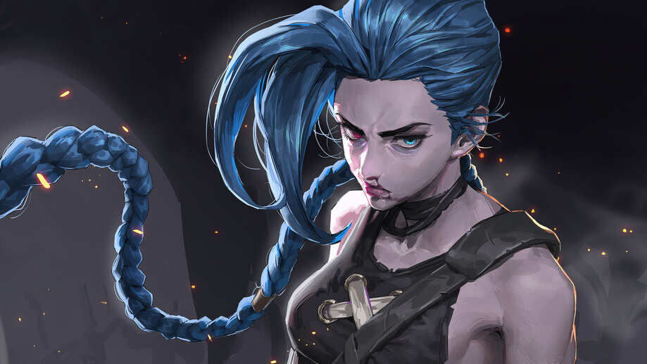 Arcane Jinx Series 4K #2080e Wallpaper PC Desktop