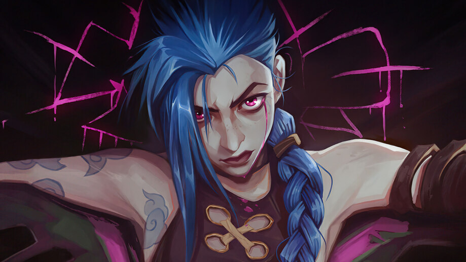 Arcane Jinx 4K #2370e Wallpaper iPhone Phone