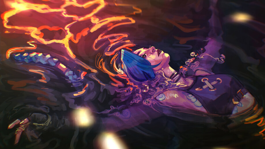 Arcane Jinx 4K #2380e Wallpaper PC Desktop