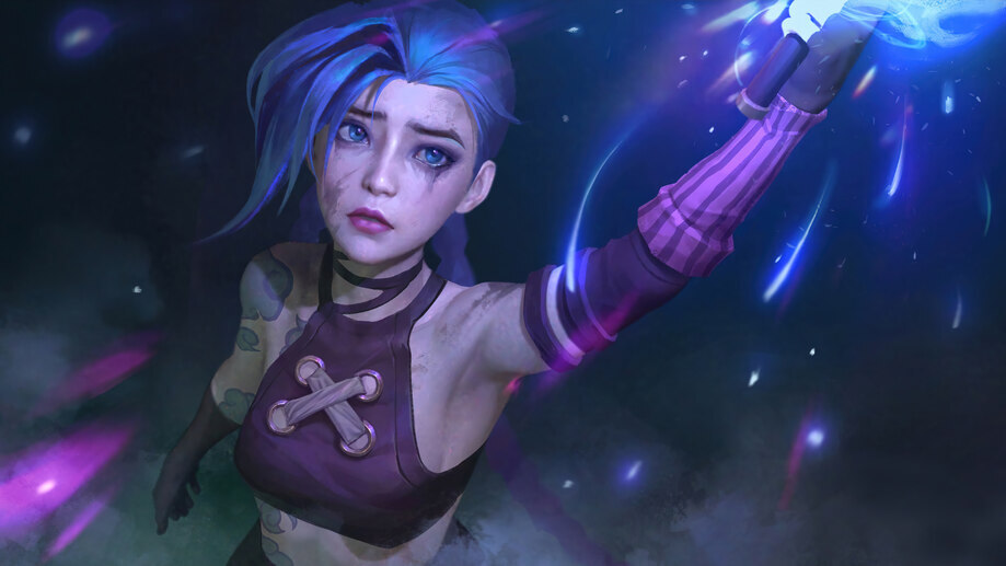 Arcane Jinx Series 4K #4831e Wallpaper PC Desktop