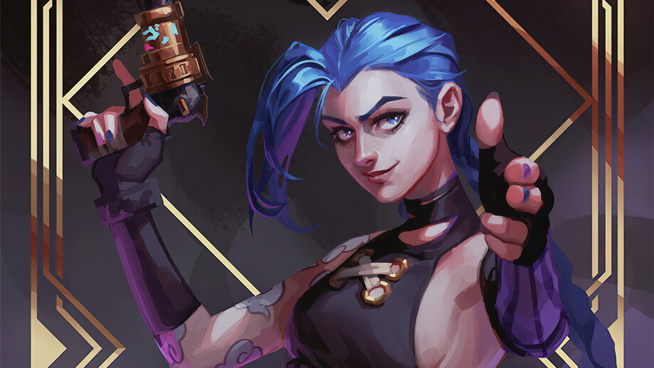 Arcane Jinx 4K #9361e Wallpaper PC Desktop