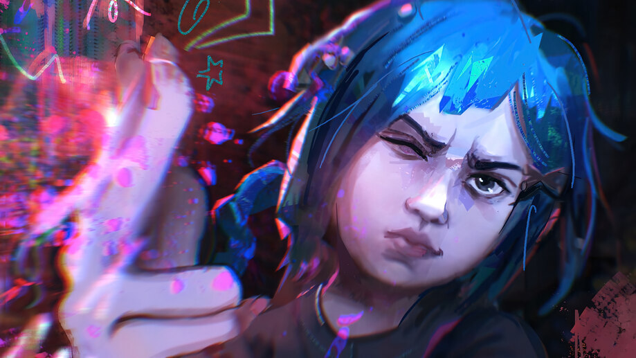 Arcane Kid Jinx 4K #3510e Wallpaper iPhone Phone