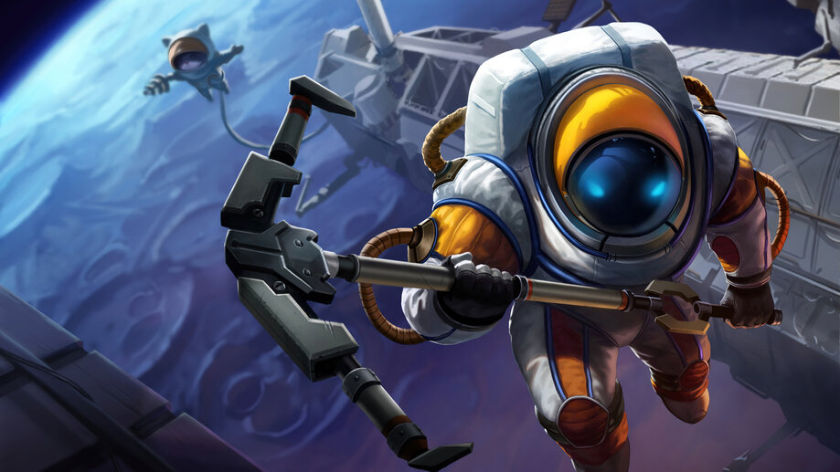 Astronaut Nautilus LoL Skin 4K 8K #8321g Wallpaper PC Desktop