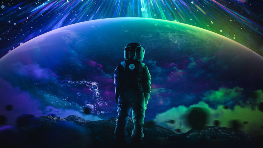 Astronaut Stars Planet Space 4K #4950f Wallpaper PC Desktop