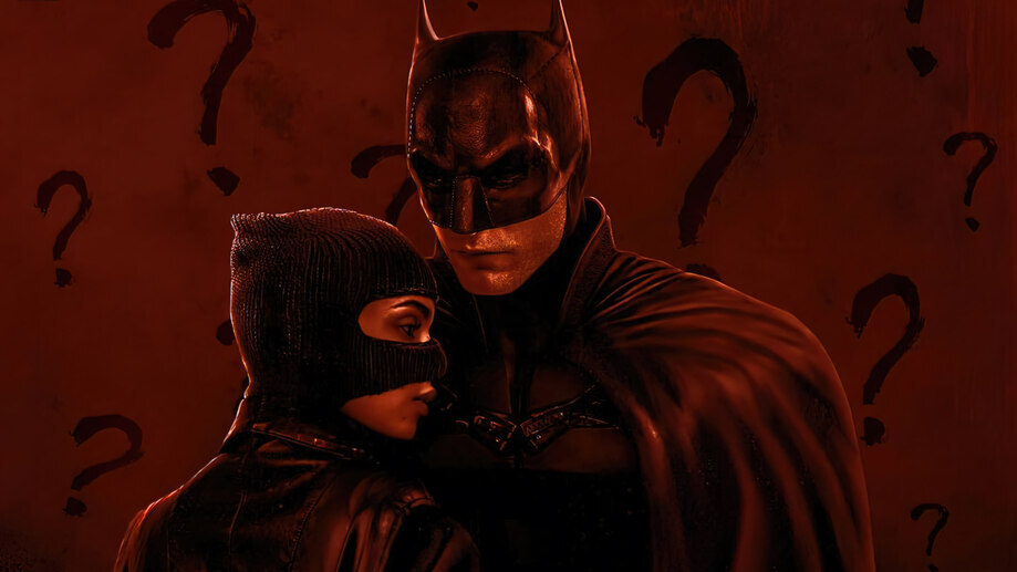 Batman and Catwoman in The Batman (2022) Phone Wallpaper, Wallcinemania