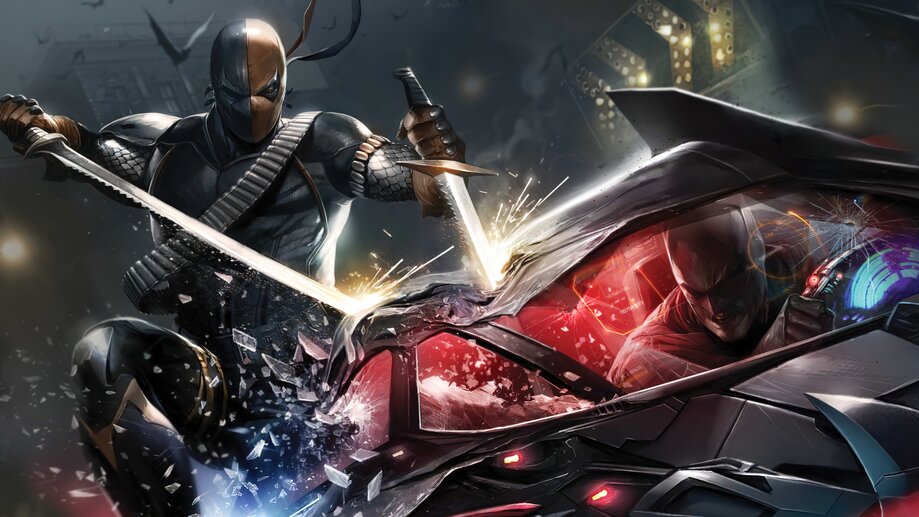 Batman vs Deathstroke DC 4K #2130g Wallpaper PC Desktop