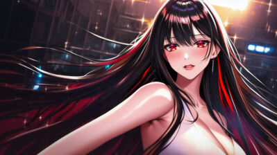 Beautiful Anime Girl Red Eye Wallpaper 4K HD PC #4200h