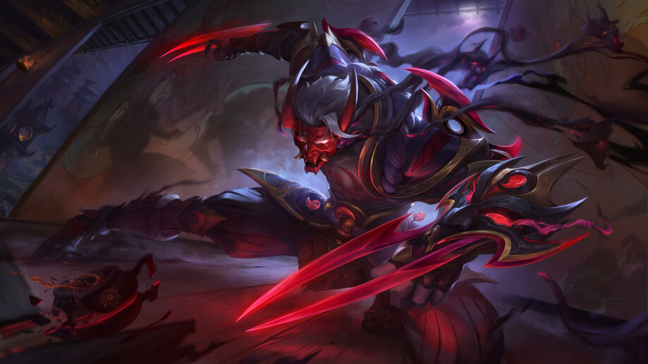 Blood Moon Zed Skin LoL 4K 8K #3363a Wallpaper PC Desktop