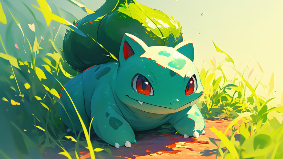 Bulbasaur Pokemon 4K #972a Wallpaper PC Desktop