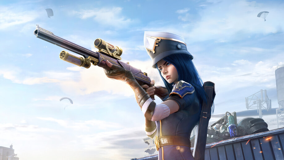 Caitlyn Arcane PUBG Mobile 4K #8970e Wallpaper PC Desktop