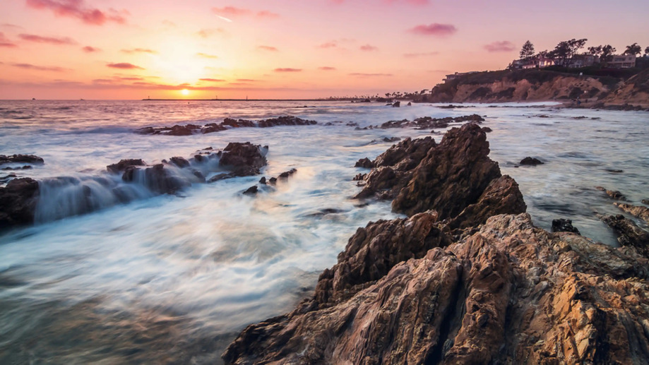 California USA Beach Scenery 4K #4070f Wallpaper iPhone Phone