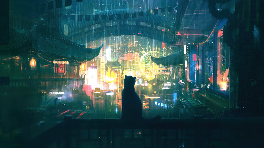 Cyberpunk Night City Art 4K Wallpaper iPhone HD Phone #860h