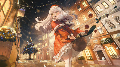 Kawaii Christmas Anime Wallpapers  Top Free Kawaii Christmas Anime  Backgrounds  WallpaperAccess
