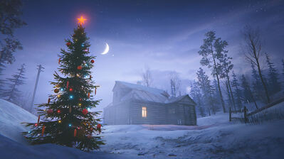 Hình nền cabin cây thông Noel 4K PC sẽ đưa bạn vào một không gian tuyệt vời, nơi có những chiếc cây thông Noel lung linh, căn phòng ấm cúng và những chiếc đèn Noel tạo nên ánh sáng màu sắc tuyệt đẹp, khiến bạn có cảm giác như đang sống trong một bức tranh mùa đông tuyệt đẹp.
