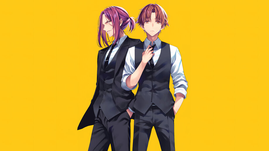 Classroom of the Elite Illustrator Draws Ayanokoji and Ryuen in Formal Suits