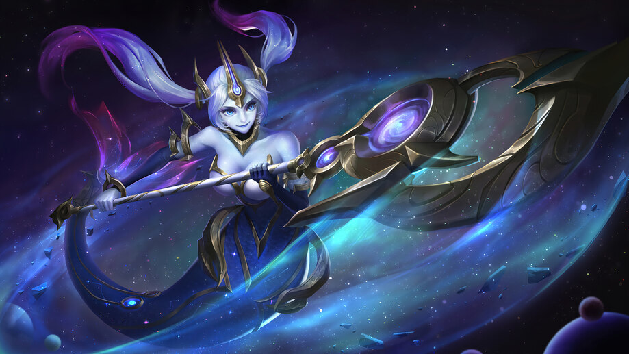 Cosmic Nami LoL 4K #4861e Wallpaper PC Desktop