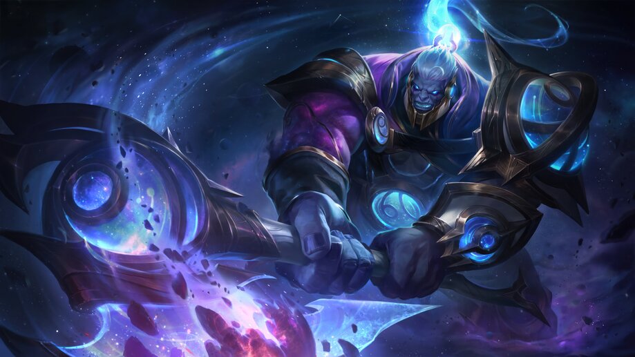 Cosmic Sion LoL Skin Splash 4K 8K #6781l Wallpaper PC Desktop