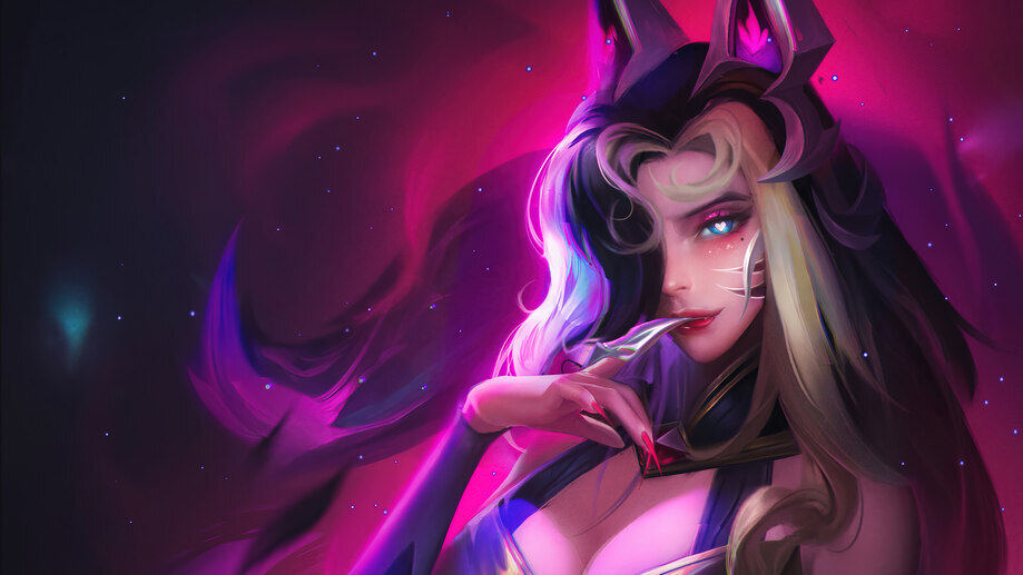 Coven Ahri LoL Art 4K #3401e Wallpaper