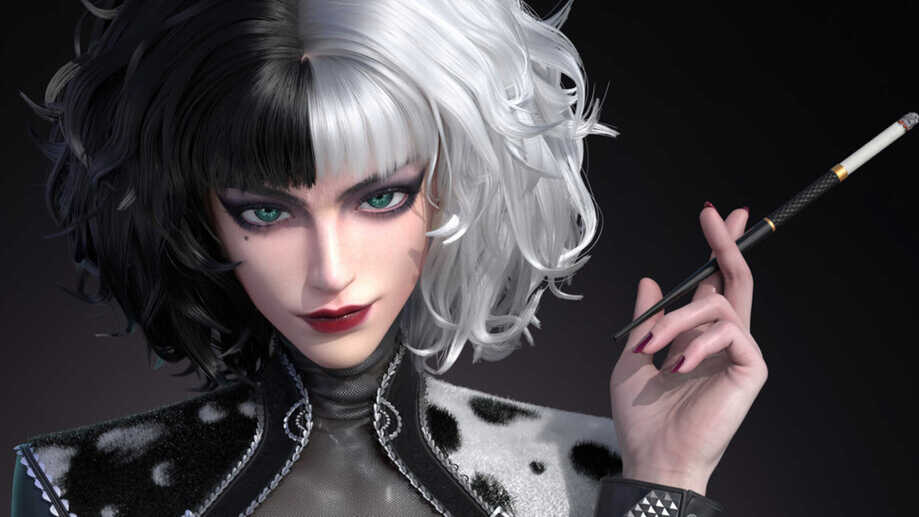 Cruella CGI 4K #1141f Wallpaper PC Desktop