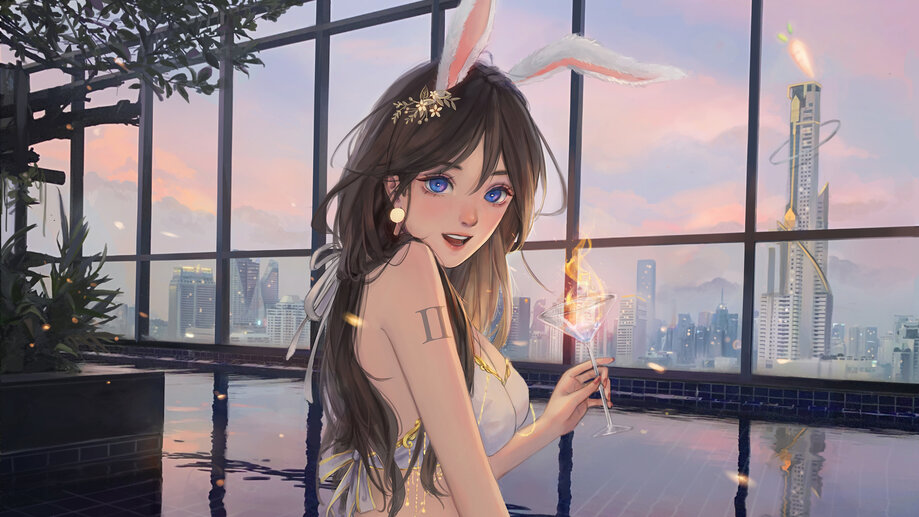 Anime Girl Art 4K Wallpaper iPhone HD Phone #6520f