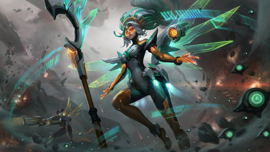 Strike Commander Camille Skin LoL Splash Art iPhone Phone 4K Wallpaper  #9141h