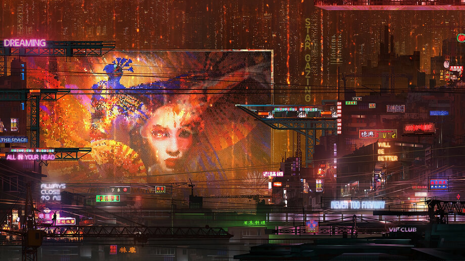 Cyberpunk Night City 4K #820h Wallpaper PC Desktop