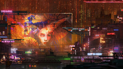 Cyberpunk Sci-Fi Night City HD 4K Wallpaper #8.1445