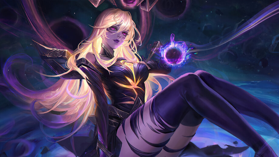 Dark Cosmic Lux LoL Art 4K #3521i Wallpaper PC Desktop