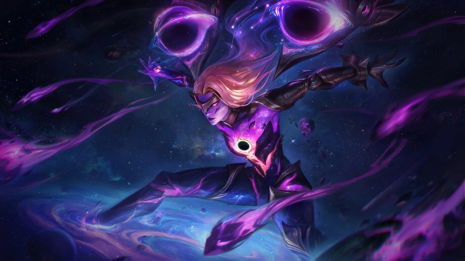 5652b | Dark Star, Kai`Sa, LoL, Skin, Splash Art, 8K Wallpaper PC Desktop