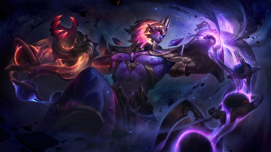 5662b | Dark Star, Sylas, LoL, Skin, Splash Art, 8K Wallpaper PC Desktop