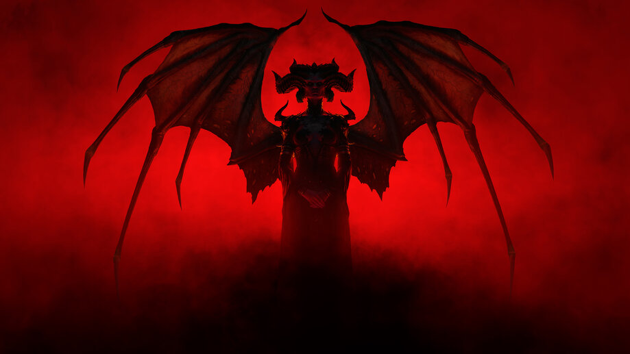 Diablo 4 Lilith Silhouette 4K 8K #771k Wallpaper PC Desktop