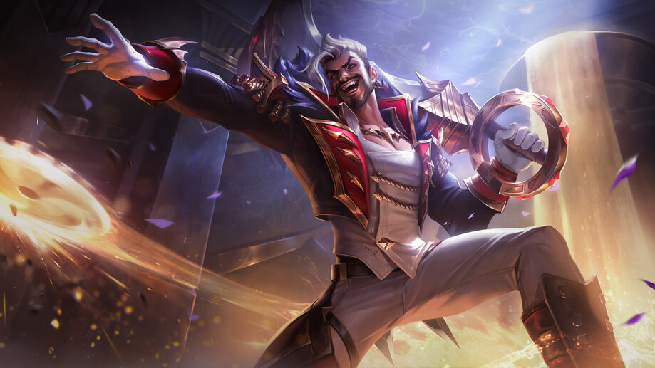 Draven Glorious Crimson Skin 4K 8K #8661i Wallpaper iPhone Phone