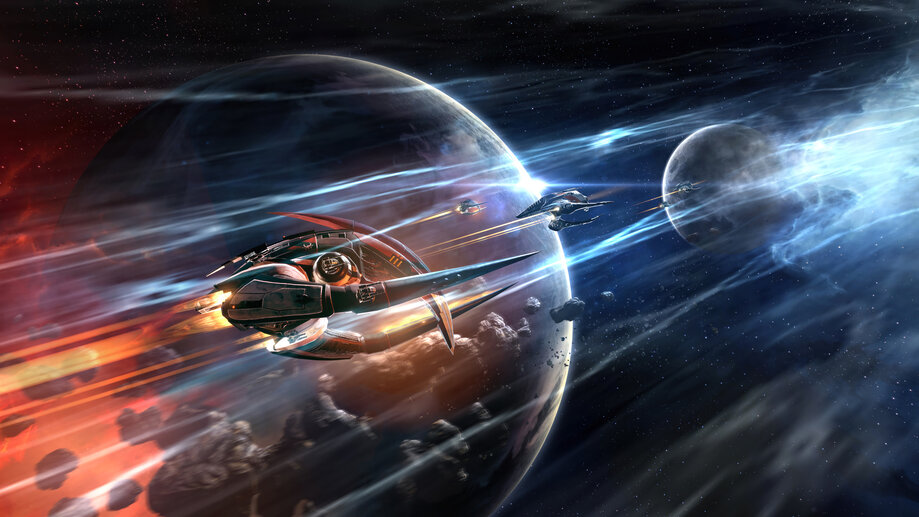 EVE Online Space Battle Game 4K Wallpaper iPhone HD Phone #5480i