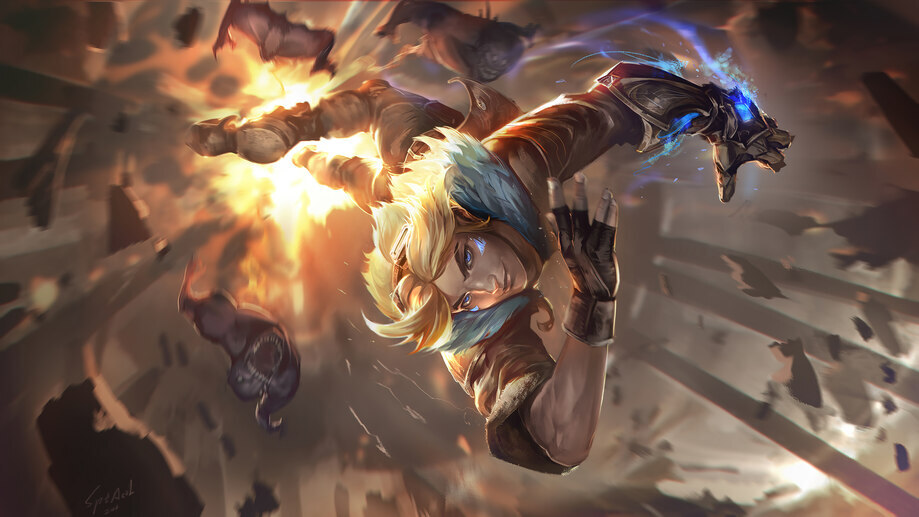 Ezreal League of Legends 4K #7690e Wallpaper PC Desktop