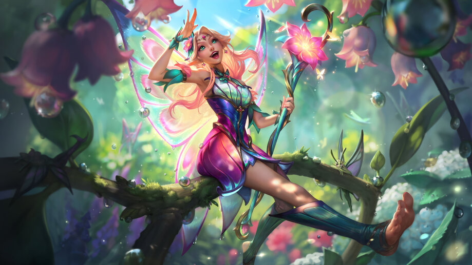 Faerie Court Lux Skin LoL 4K 8K #6743a Wallpaper iPhone Phone