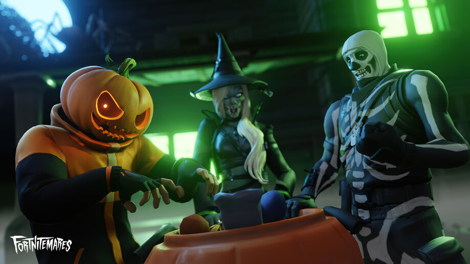 Fortnite Halloween 4K #361e Wallpaper PC Desktop