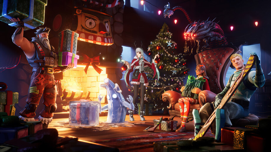 Fortnite Winterfest 2021 4K 9681e Wallpaper PC Desktop