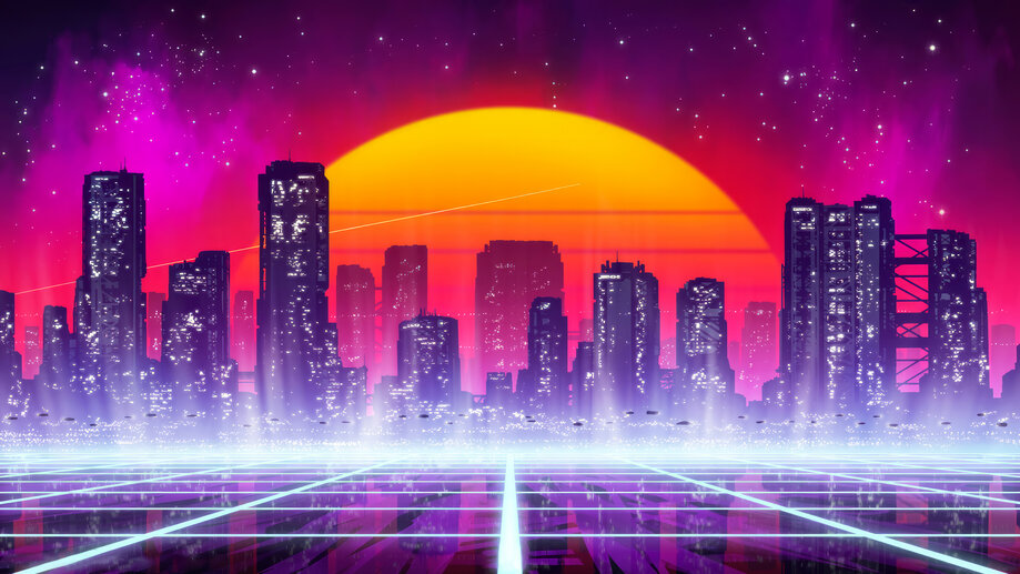 Futuristic City Building 4K #6893a Wallpaper iPhone Phone